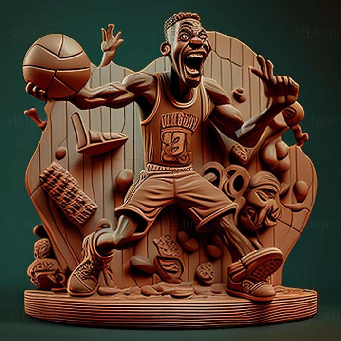 3D model NBA Playgrounds game (STL)